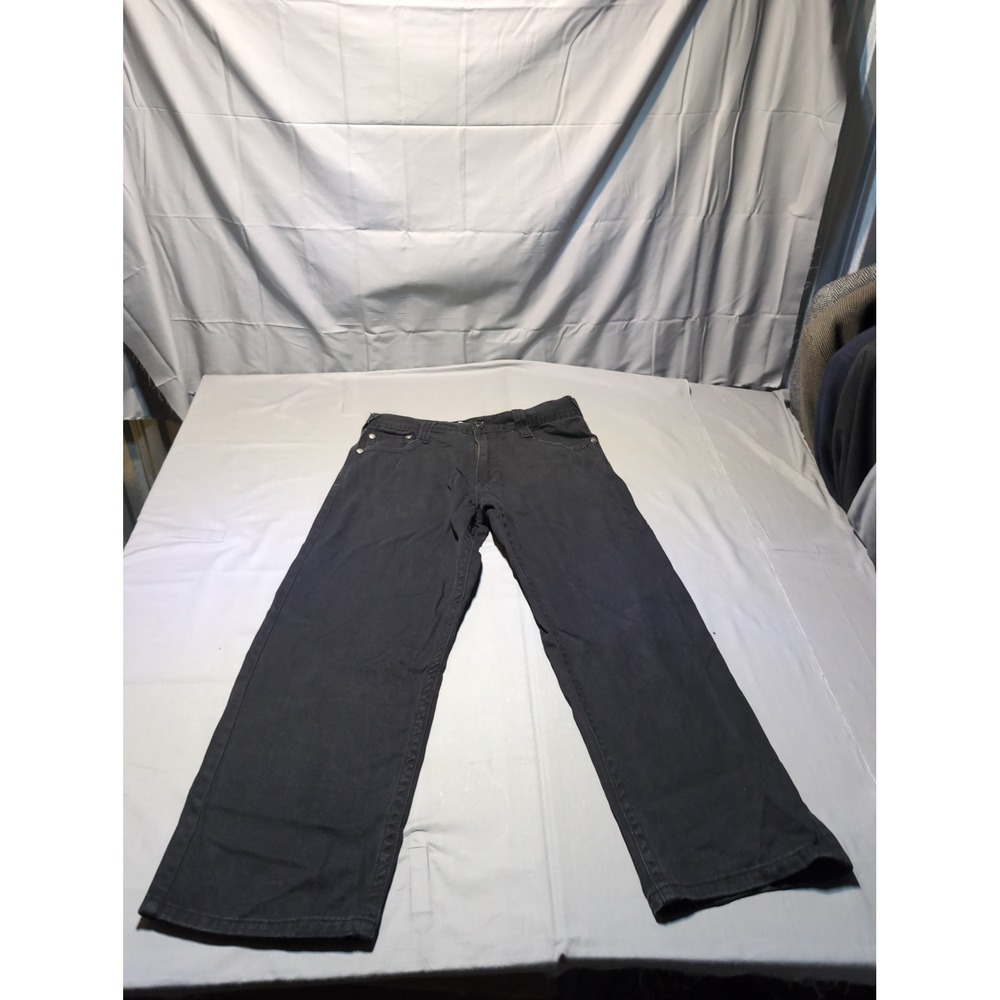 Mecca Classic Fit Jeans Mens Size‎ 34x32 Black Denim Straight Leg